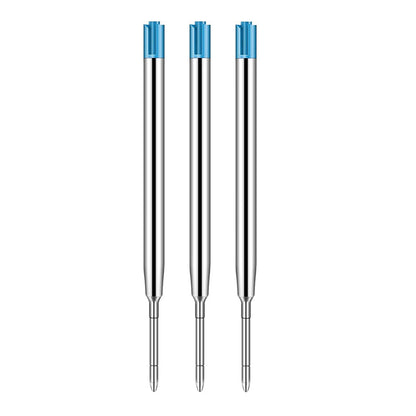 For Parker Ballpoint Pen - Black Blue Red Medium 0.7mm Compatible Ink Refills