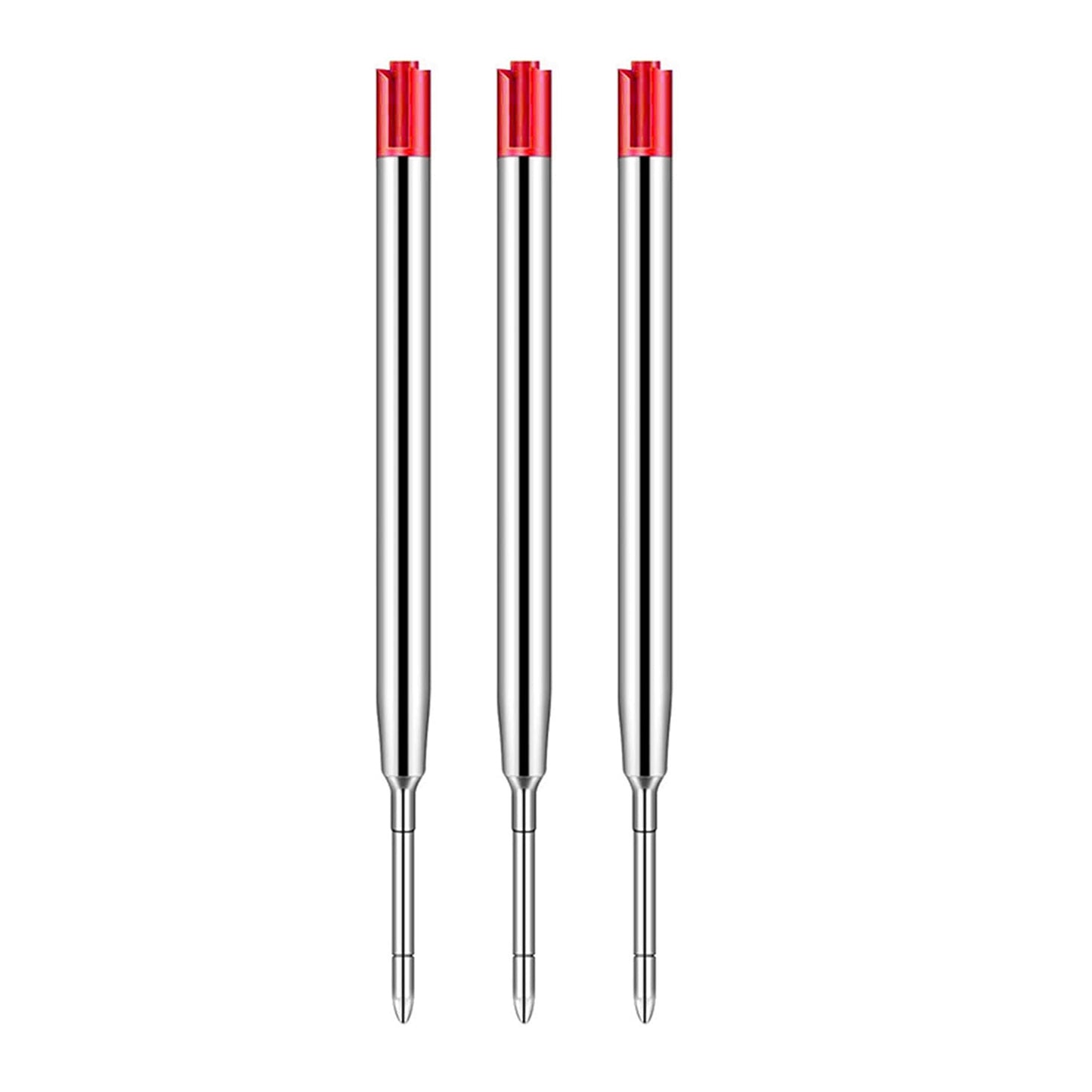 For Parker Ballpoint Pen - Black Blue Red Medium 0.7mm Compatible Ink Refills