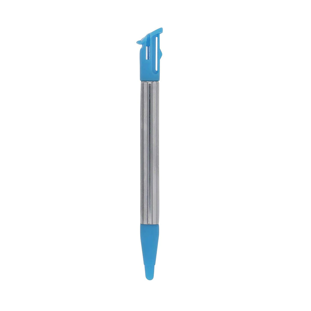 for Nintendo NEW 2DS XL - 4x Blue Metal Retractable Extendable Stylus Pens FPC