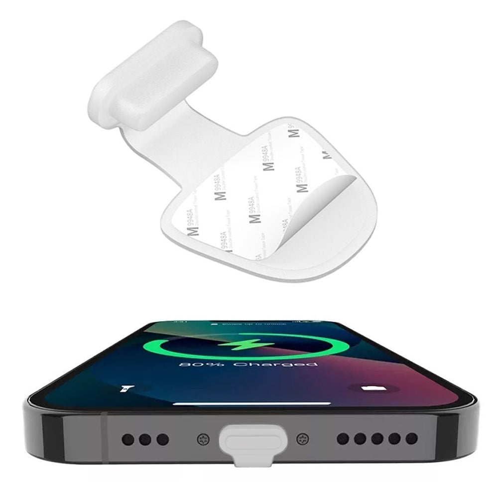 for iPhone 14 13 12 11 XS X XR X 8 7 6 - Silicone Charging Port Dust Plug Cover