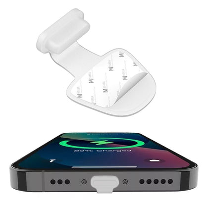 for iPhone 14 13 12 11 XS X XR X 8 7 6 - Silicone Charging Port Dust Plug Cover