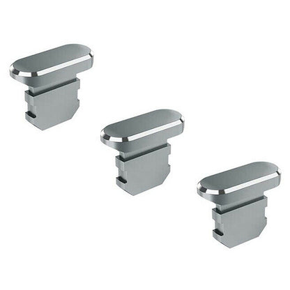 3x for iPhone iPad iPod - Metal Charge Port Anti Dust Cover Plug | FPC Deal