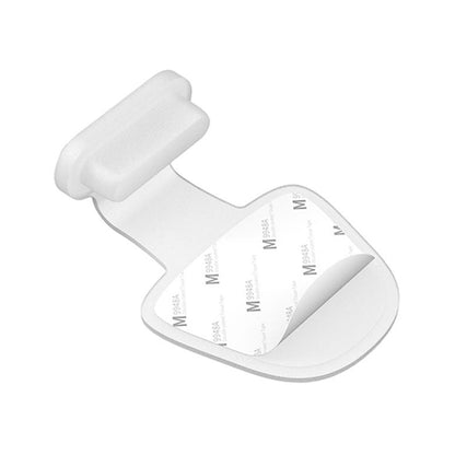 for iPhone 17 16 15 - Silicone USB-C Self-Adhesive Charge Port Dust Plug Cover