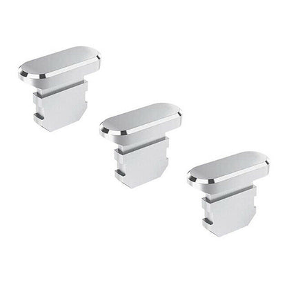 3x for iPhone iPad iPod - Metal Charge Port Anti Dust Cover Plug | FPC Deal
