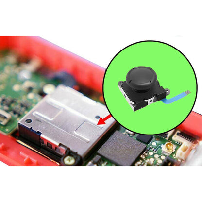 for Nintendo Switch | Lite | OLED - Red Analog Joy-Con Thumb Stick Replacement