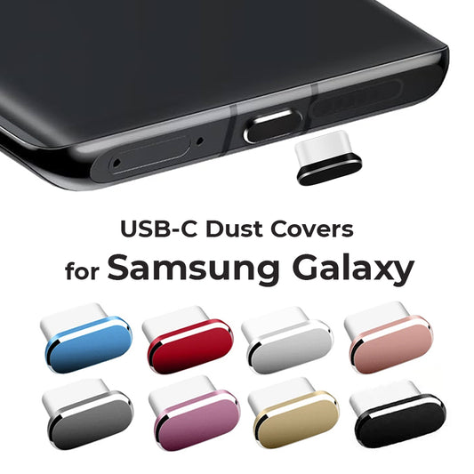 for Samsung Galaxy S26 S25 S24 - USB-C Charging Port Anti Dust Plug Cover Cap