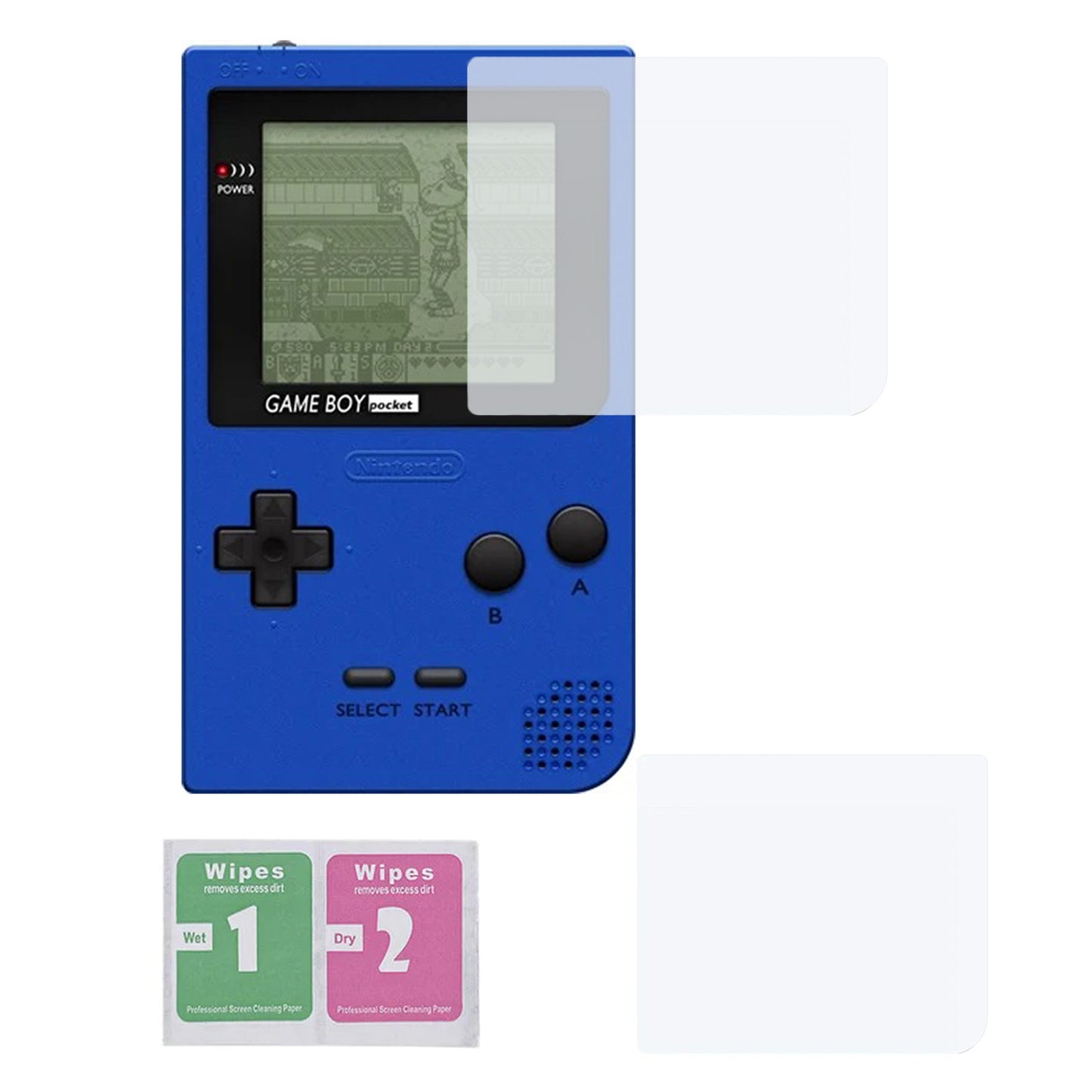 for Nintendo Gameboy Pocket (GBP) - Plastic Screen Protector Guard Film | FPC