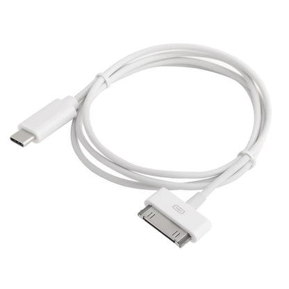 for iPhone 4GS iPod Classic - USB-C to 30 Pin Old Type Charge & Data Sync Cable