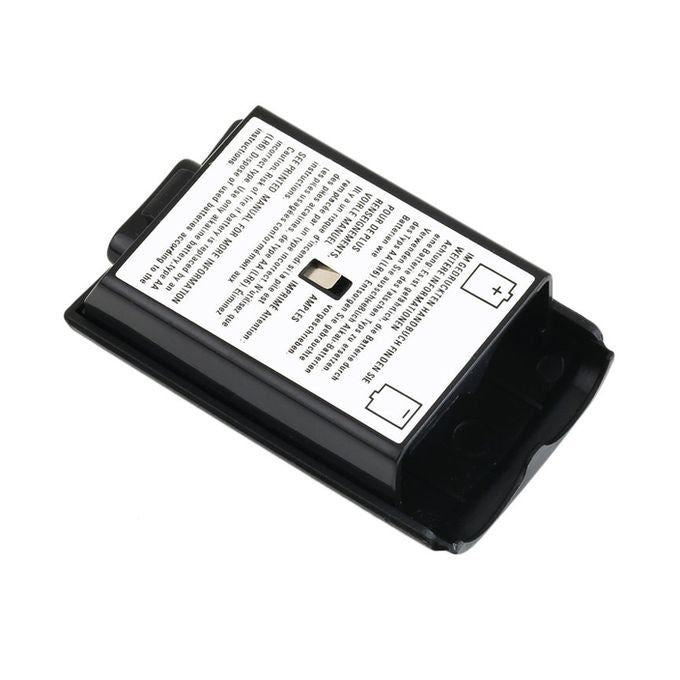 for Xbox 360 Controller - Black AA Battery Holder Shell Back Door Cover | FPC