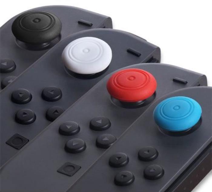 for Nintendo Switch | Lite | OLED - 2x Silicone Thumb Stick Grip Cover Caps