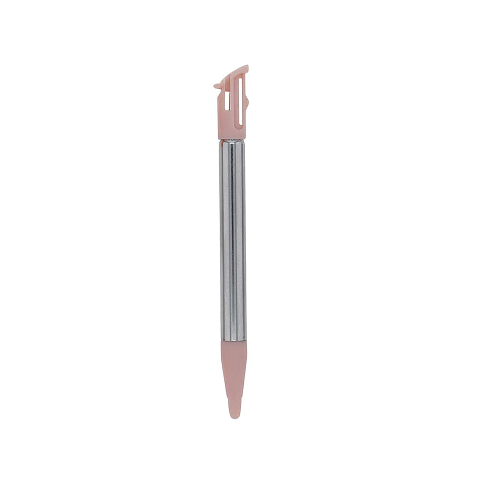 for Nintendo NEW 2DS XL - 1 Pink Metal Retractable Extendable Stylus Pen FPC