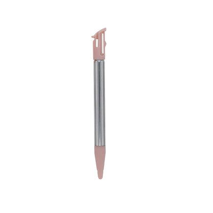for Nintendo NEW 2DS XL - 4x Pink Metal Retractable Extendable Stylus Pens FPC