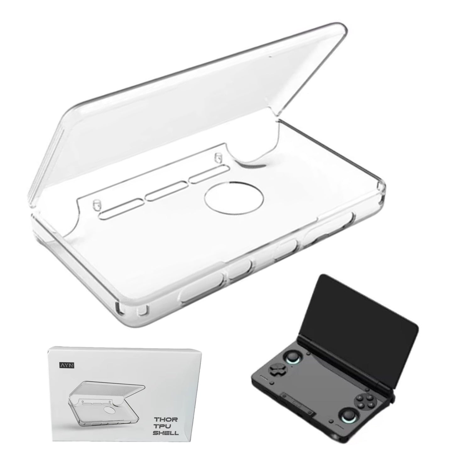 for AYN Thor - Clear Snap On TPU Hard Protective Shell Armour Case Cover | FPC