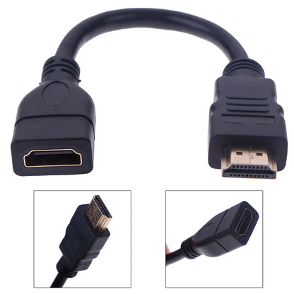 15cm Short HDMI Extension Cable Male To Female Converter Fire TV 4K | FPC