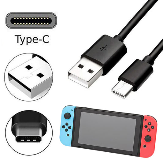 For Nintendo Switch - USB Power Charging Charger Cable Type-C Cable Lead 3.0