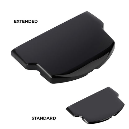 for PSP 2000 | 3000 Series - EXTENDED Black Replacement Battery Cover | FPC