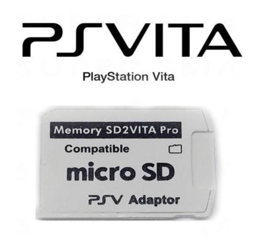 for Sony PS VITA 1000 & 2000 - SD2VITA SD Memory Card Adapter Converter | FPC