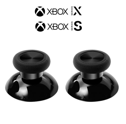 for Xbox Series S X Controllers - Pack of 10x Black Analog Thumb Stick Joysticks