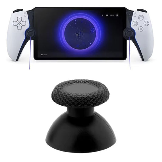 for Sony Playstation Portal - 1x Black Thumb Stick Replacements | FPC