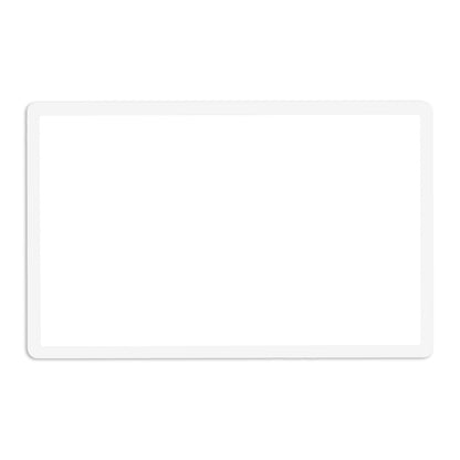 for Nintendo 2DS (Flat) - White Plastic Upper Screen Outer Lens Frame Cover
