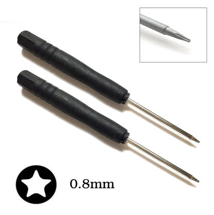 for iPhone 16 15 14 13 12 11 XR - 2x 0.8 Pentalobe Torx Star Screwdriver | FPC