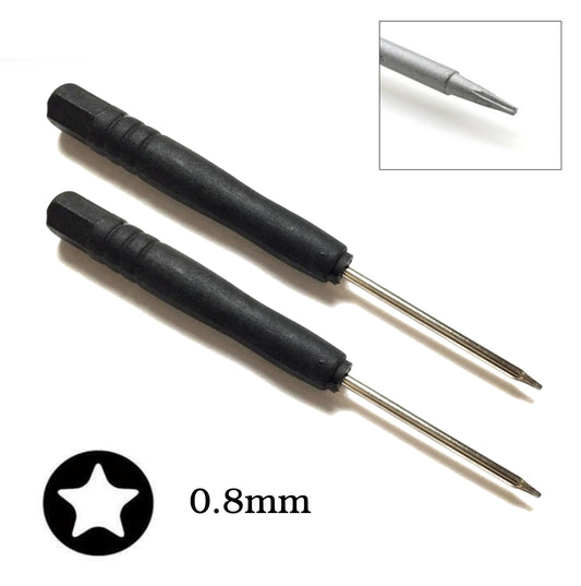 for iPhone 16 15 14 13 12 11 XR - 2x 0.8 Pentalobe Torx Star Screwdriver | FPC