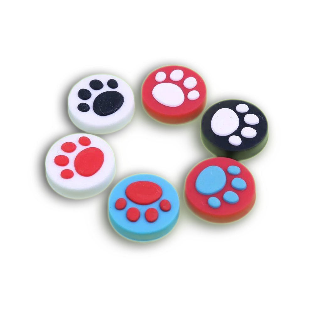 for Sony PSP & PS Vita - 2x Cat Paw Print Silicone Thumb Grips caps | FPC
