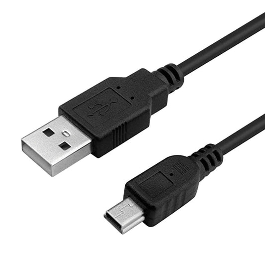 2m USB Mini-B 5pin Charger Power Data Cable Lead for PSP 1000 2000 3000 Series