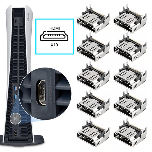 for Sony PS5 Console - 10x HDMI Connector Port Socket Replacements | FPC