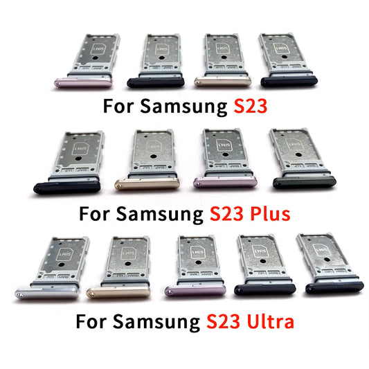 for Samsung Galaxy S23/S23+/S23 Ultra - Dual Sim Card Tray Holder Replacement