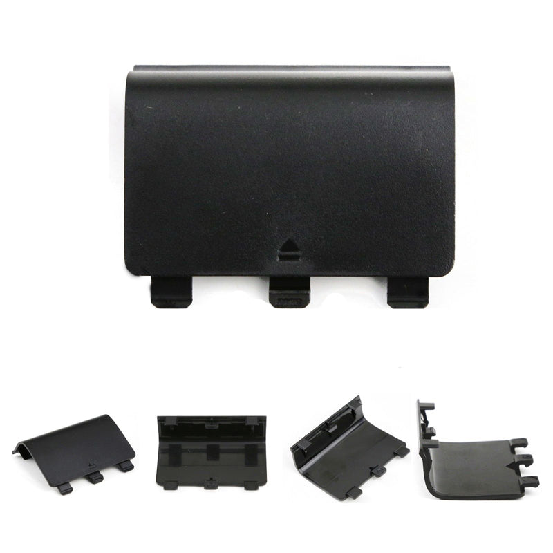 Xbox One Controller - Black Replacement Battery Back Door Cover | FPC