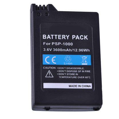 for Sony PSP 1000 Series FAT - 3600mAh 3.6v Battery Replacement | FPC