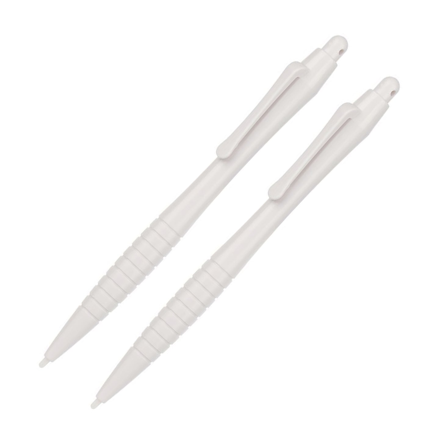 for Nintendo Wii U DS 2DS 3DS - White Large Ergonomic Ribbed Stylus Pen | FPC