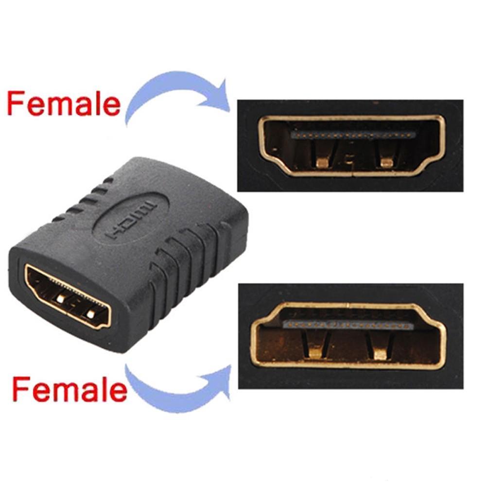 2x HDMI to HDMI Female Coupler Connector Joiner Extension Adapter 4k 1080p HD TV