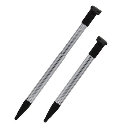 for Nintendo NEW 2DS XL - 6 Multi-Colour Metal Retractable Extendable Stylus Pen