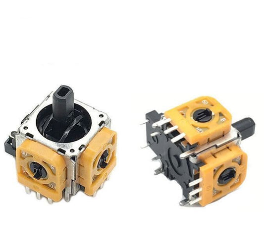for PS4 Controller - 2x 3D Analog Joystick Rocker New Design Orange | FPC