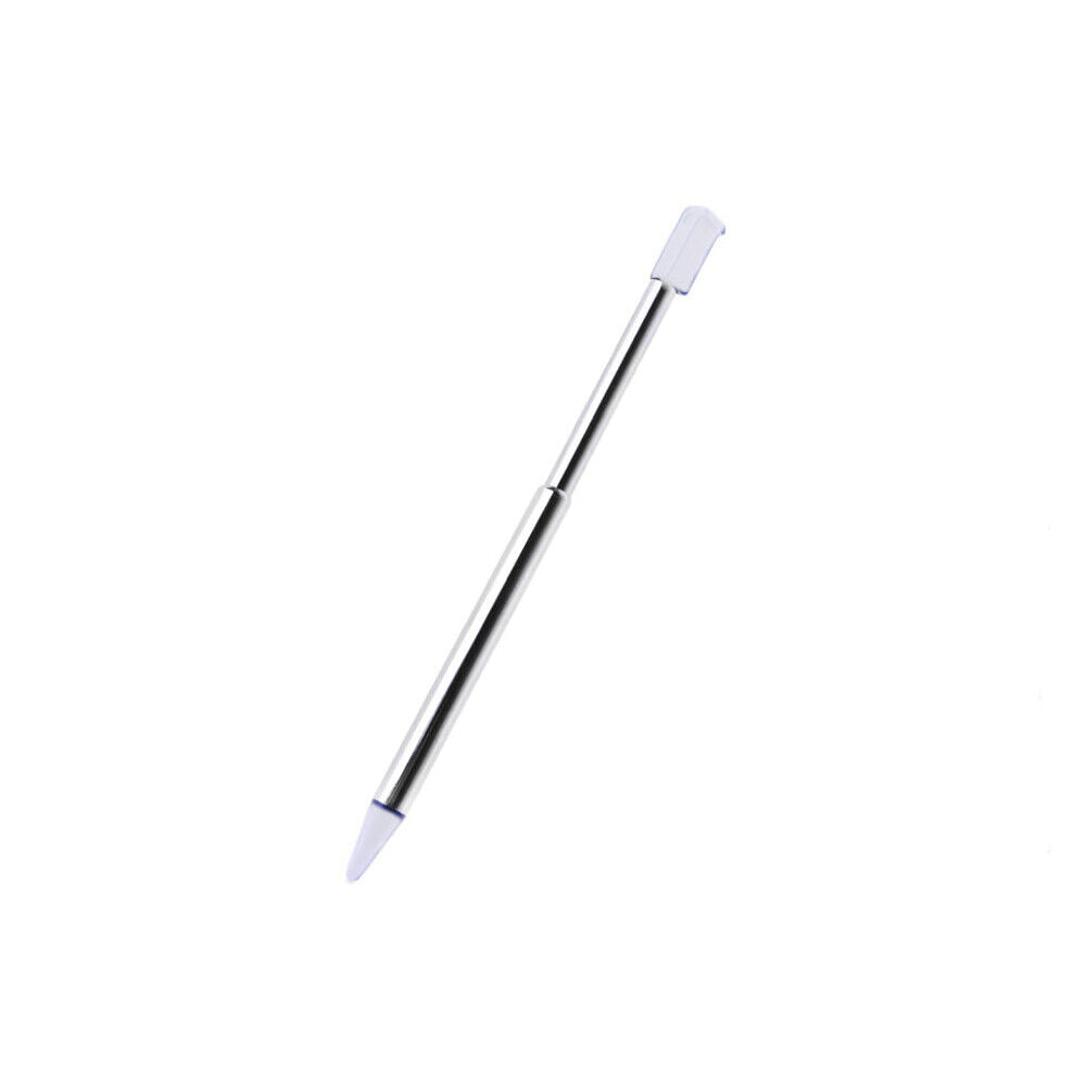 for Nintendo 3DS - 1 White Metallic Retractable Extendable Stylus Pens | FPC