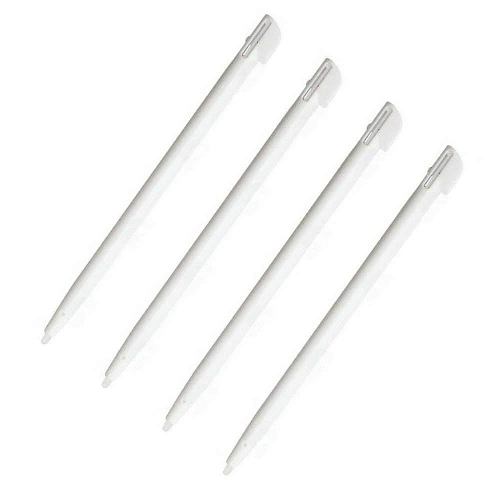 for Nintendo 2DS (Flat) - 4 White Replacement Touch Screen Stylus Pen | FPC
