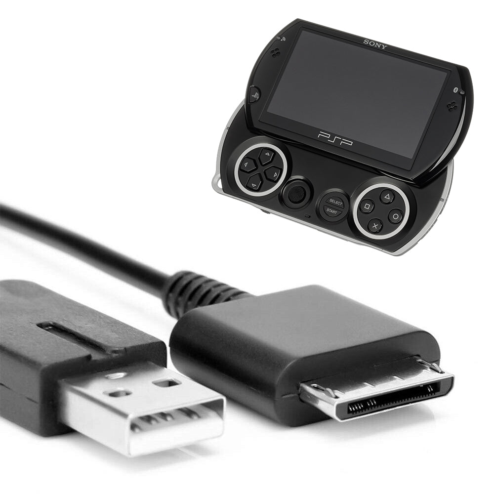 for Sony PSP GO - 2in1 USB Charging Lead & Data Sync Transfer Cable Cord | FPC