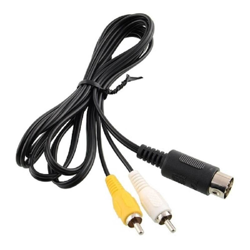 for Sega Mega Drive 1 / Master System - PAL RCA TV AV Composite Cable Lead | FPC
