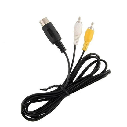 for Sega Mega Drive 1 / Master System - PAL RCA TV AV Composite Cable Lead | FPC