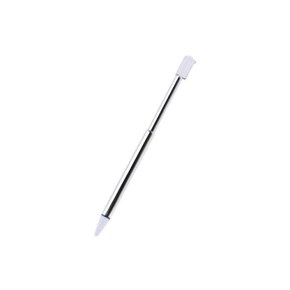 for Nintendo 3DS - 2 White Metallic Retractable Extendable Stylus Pens | FPC