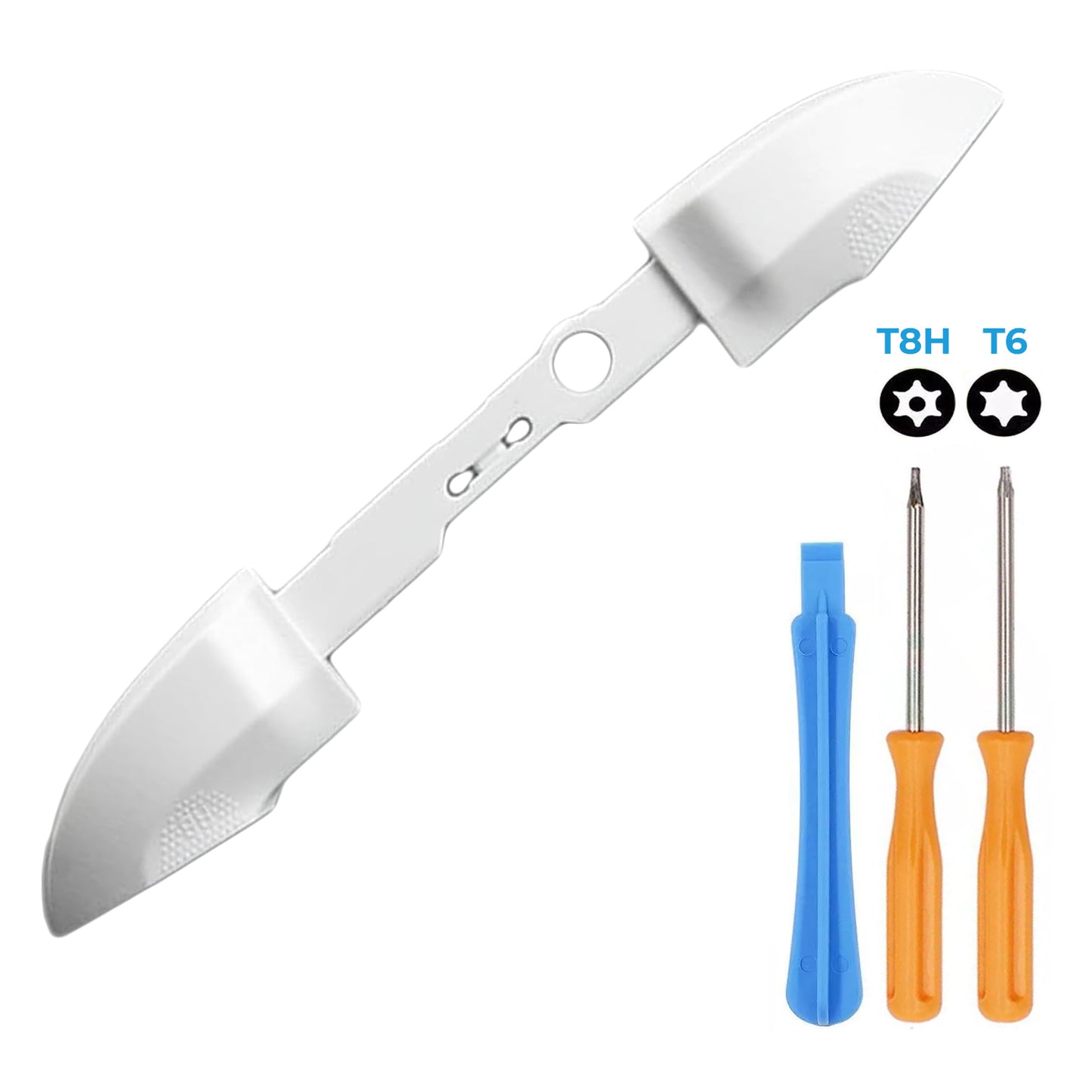 for Xbox Series X S Controllers - White LB RB Shoulder Button Bumper with Tools