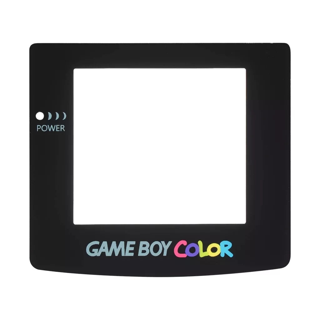 for Gameboy Color (GBC) - Black Replacement Front Screen Lens Cover | FPC