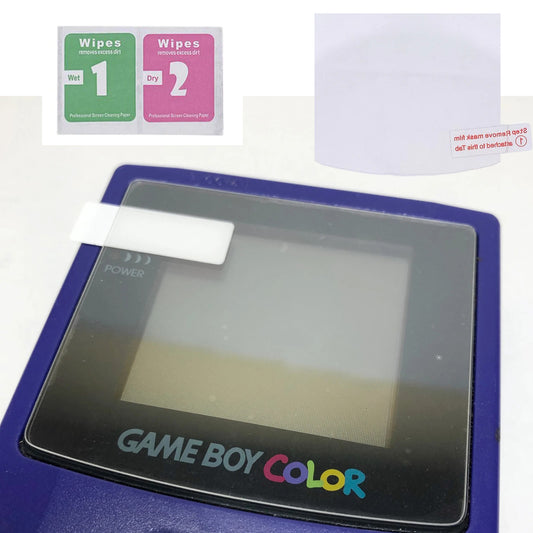 for Nintendo Gameboy Color (GBC) - Plastic Screen Protector Guard Film | FPC