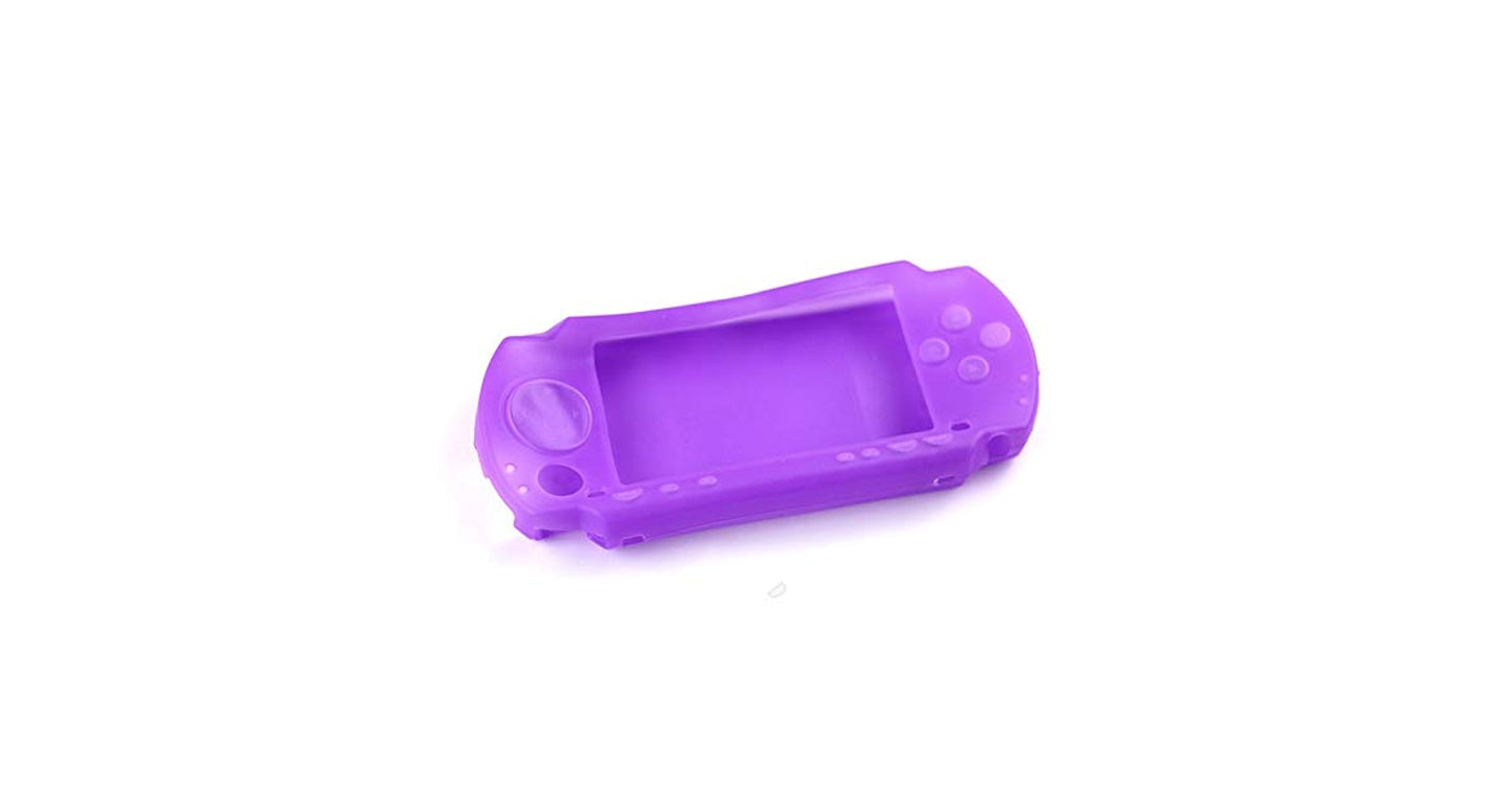for PSP 1000 Series - Soft Silicone Rubber Bumper Protective Case Cover | FPC
