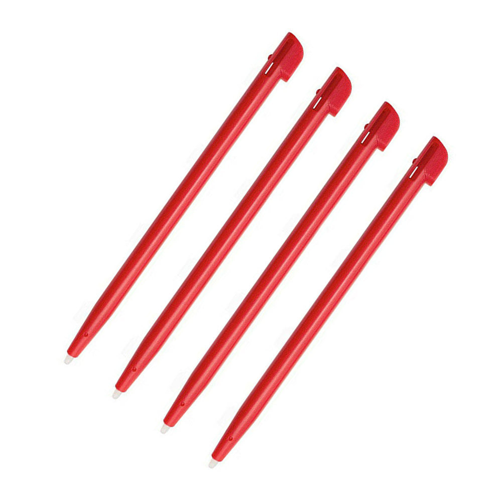 for Nintendo 2DS (Flat) - 4 Red Replacement Touch Screen Stylus Pen | FPC