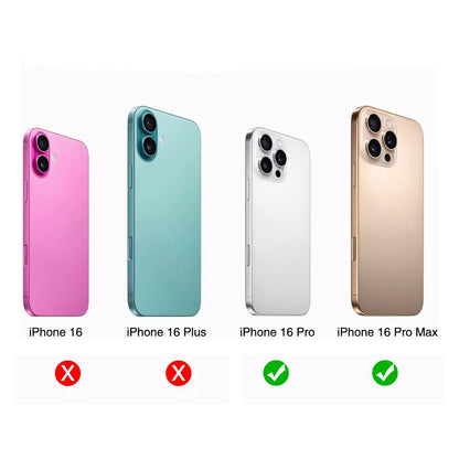 for Apple iPhone 16 Pro | 16 Pro Max - Rear Back Camera Glass Lens Replacement