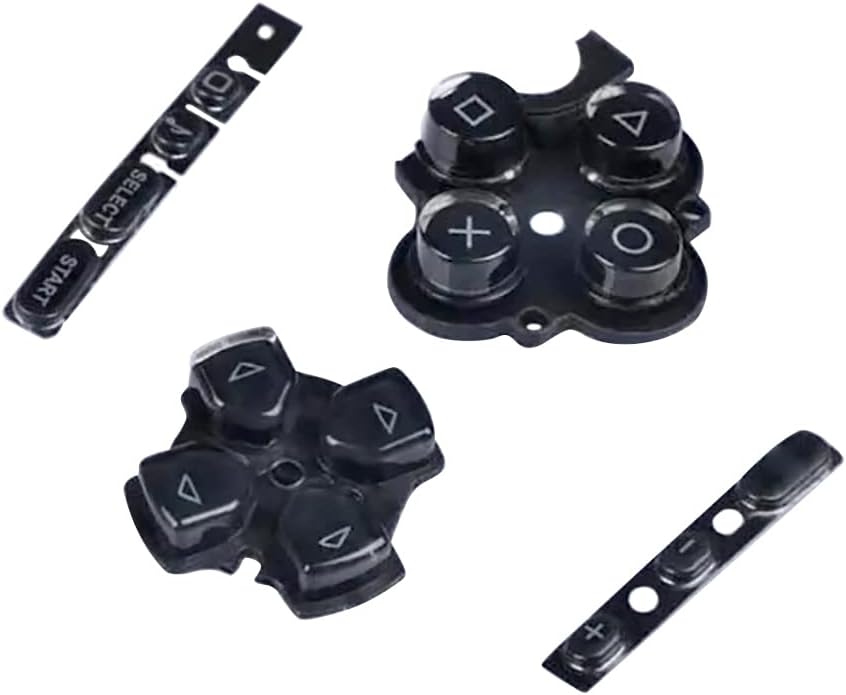 for Sony PSP 3000 3003 3004 Series - Black Button Set Kit Replacement | FPC