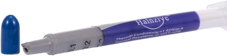 2x Silver Syringe Heat sink Compound Silicone Conductivity Thermal Paste | FPC